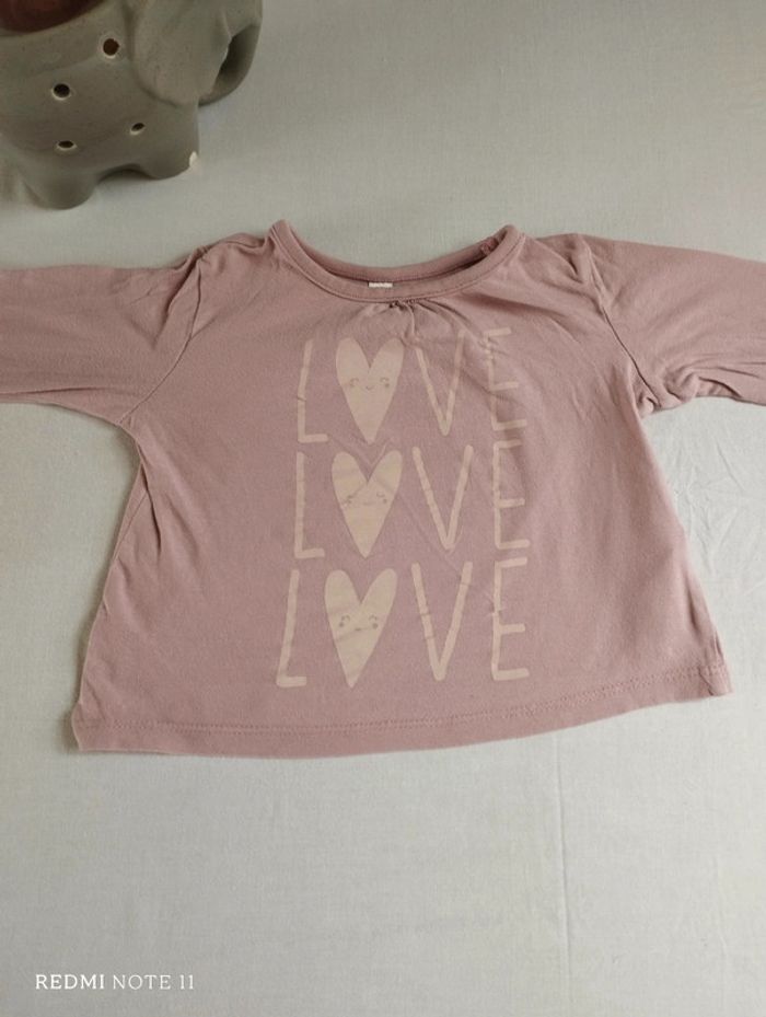 Tee shirt longue manches Love - photo numéro 2