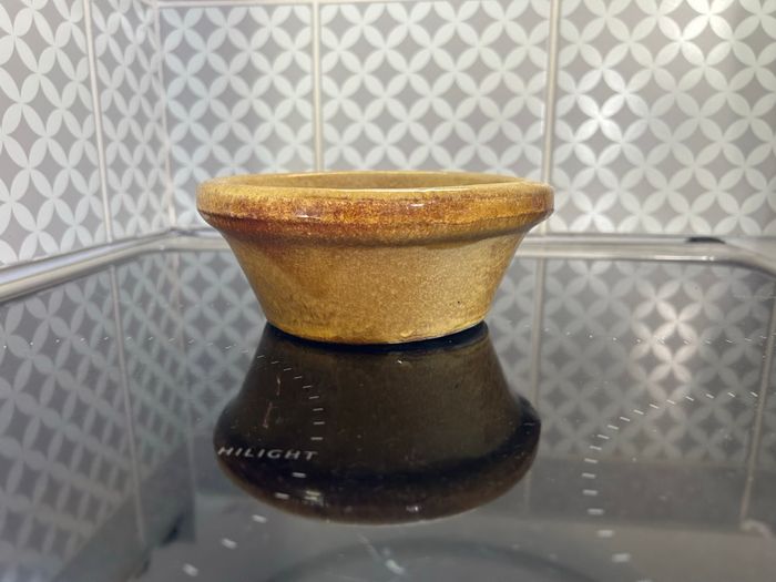 🥣 Petit Bol / Ramequin en Terre Cuite Émaillée - Style Rustique Ocre - photo numéro 5