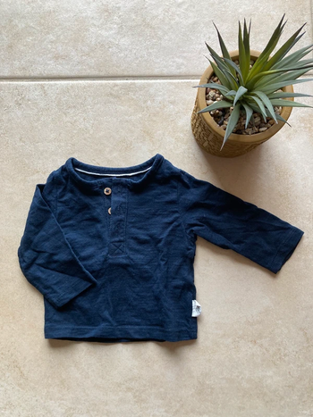 T-shirt manches longues garçon taille 1 mois