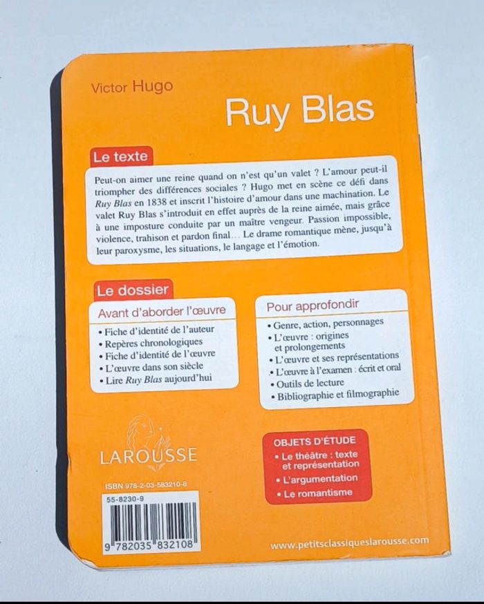 Livre Ruy Blas - photo numéro 2