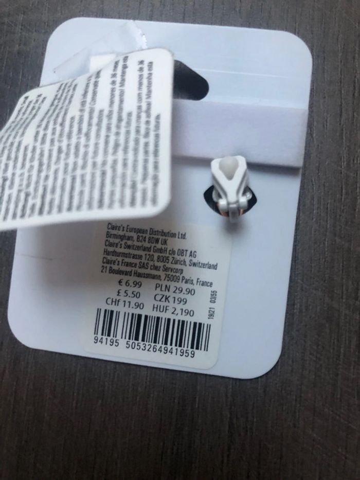 Boucles d’oreilles clip claire ´s neuves glace 🍦 - photo numéro 4