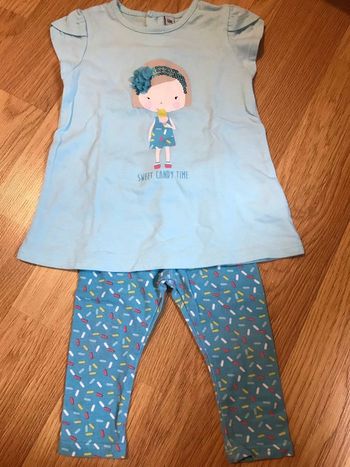 Ensemble t shirt legging 12 mois