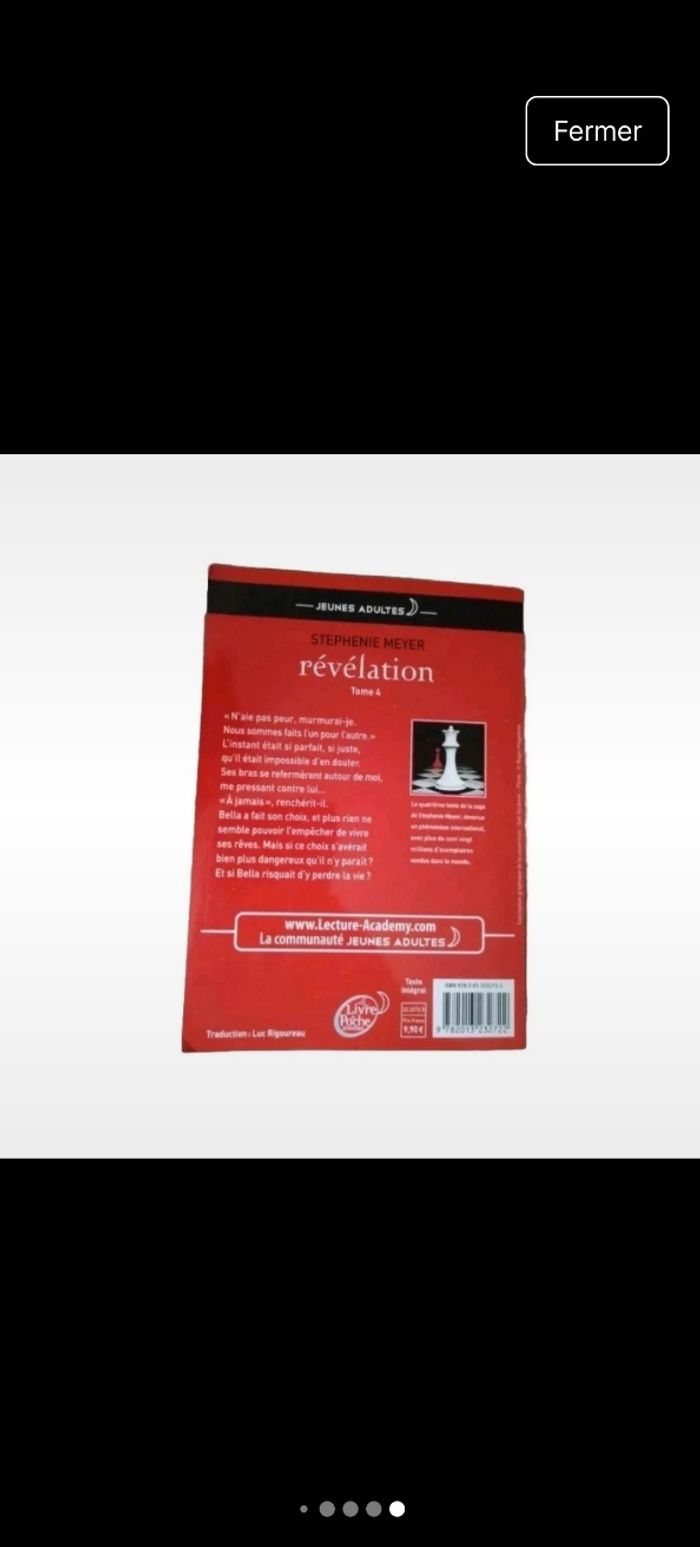 Lot des livres de la saga Twilight - photo numéro 10