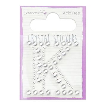 Décoration Stickers Crystal Dovecraft Lettre K
