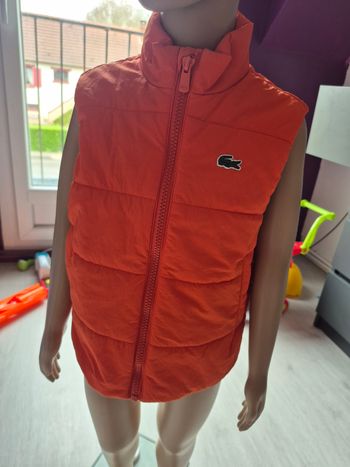 Doudoune sans manche lacoste 