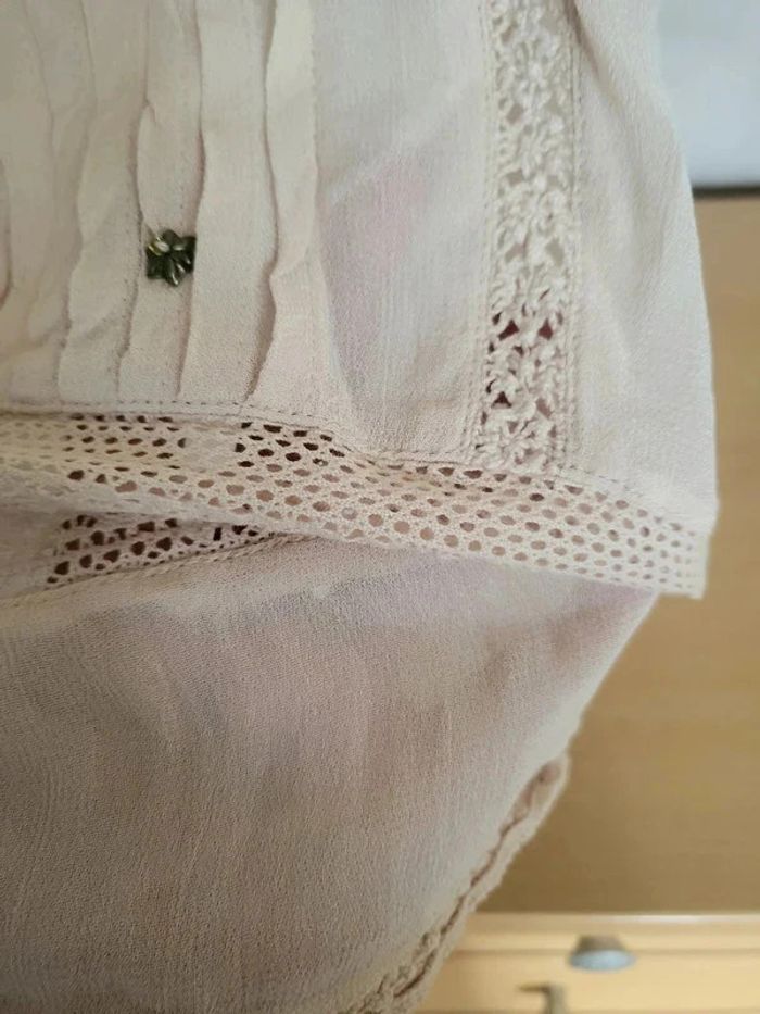 Magnifique blouse vieux rose Taille S - photo numéro 6