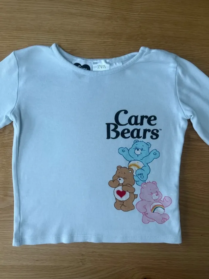 Pyjama 2 pièces bleu clair thème Bisounours/Care Bears - Taille 4 Ans - photo numéro 5