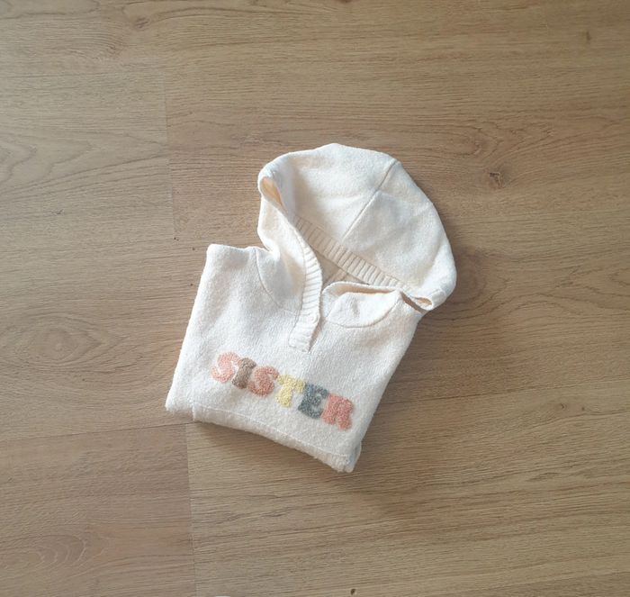 🩷 Pull en maille avec capuche 3 ans Kiabi #emyfleury_36moisfille - photo numéro 3