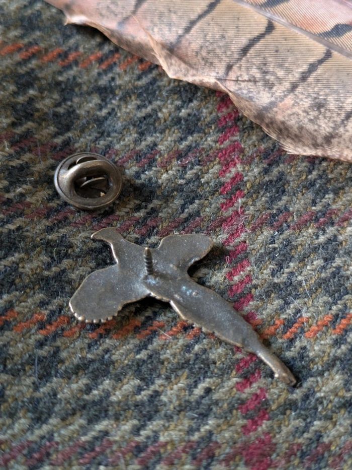 Pin's Faisan couleur Bronze Chasse Pheasant hunting - photo numéro 2