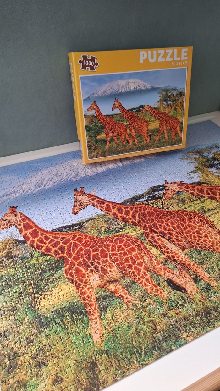 Puzzle girafes 1000 pièces