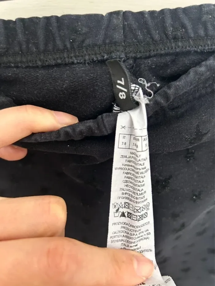 Très beau legging noir à étoile paillette Calzedonia taille 7 - 8 ans - photo numéro 4