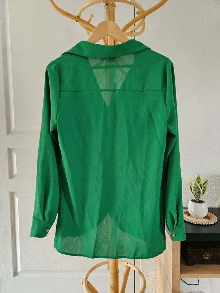 Blouse verte taille 38 Shein - photo numéro 3