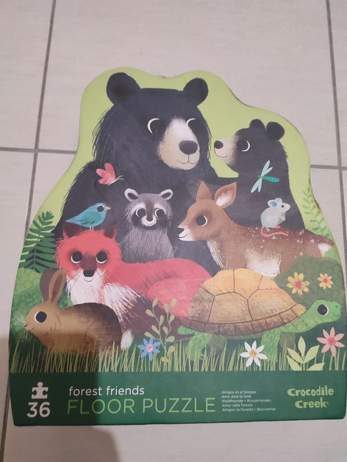 Puzzle animaux forêt