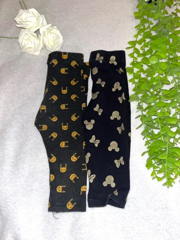 Très beau lots de 2 legging pour bébé fille