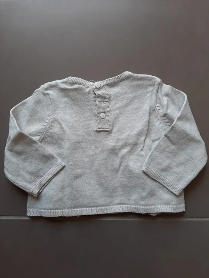 Lot de 3 gilets/pull DPAM 6mois - photo numéro 10