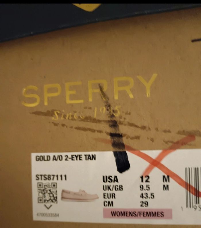 Chaussures femme bateaux Sperry Gold cup taille 43,5 En cuir - photo numéro 4