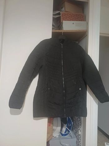 Manteau noir parka
