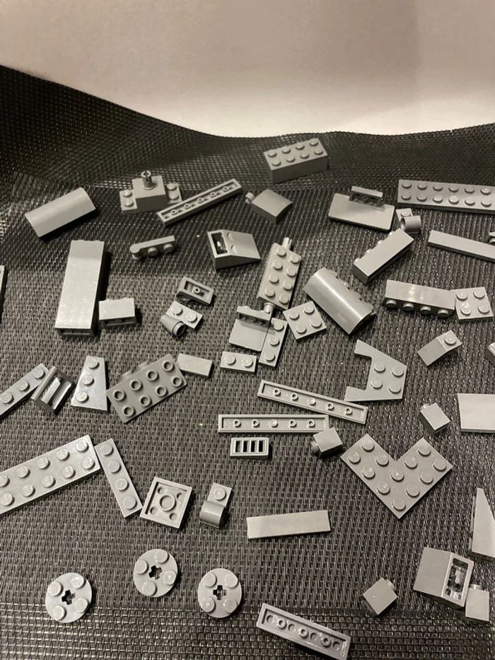 Lego lot vrac gris foncé officiel pièces détachées caserne star wars Harry Potter city - photo numéro 3