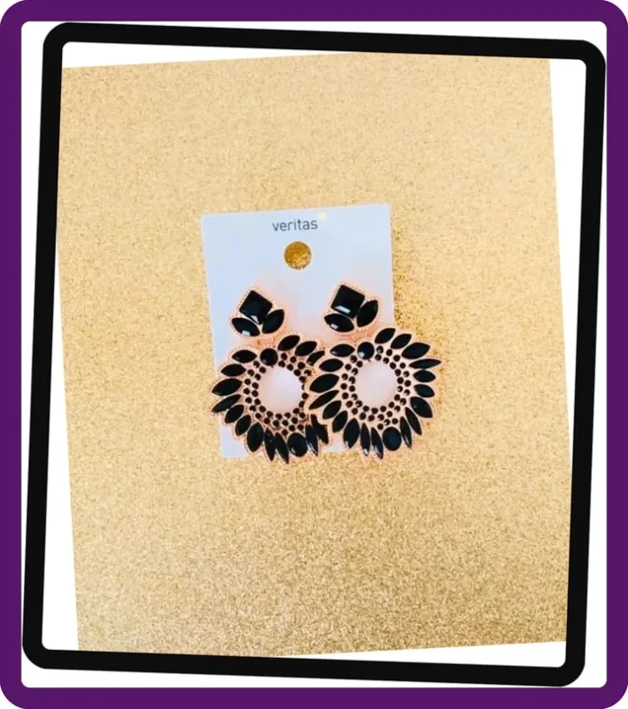 Superbes boucles d’oreilles fantaisie Veritas - photo numéro 2