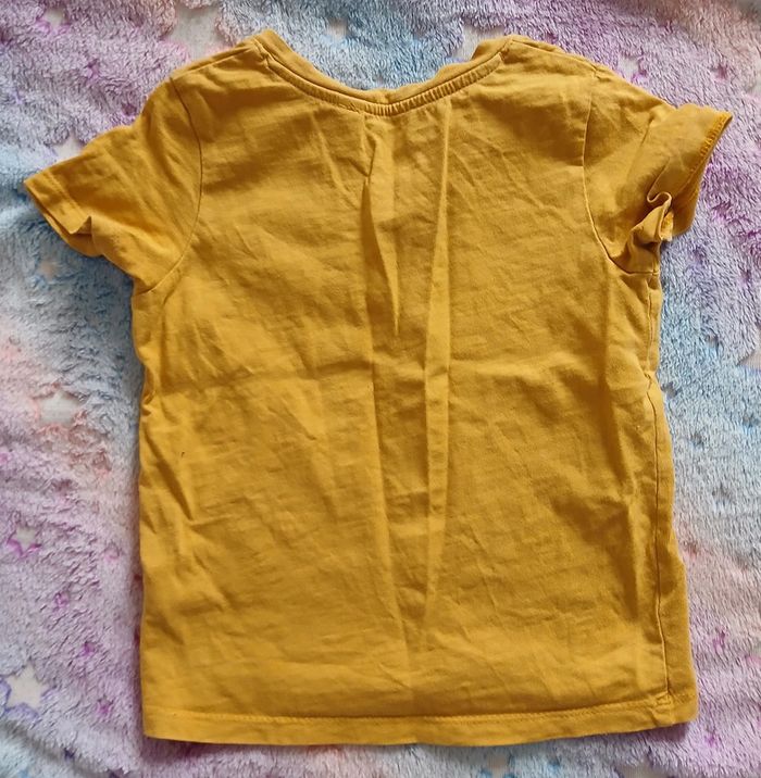 Tee-shirt moutarde okaibi 3 ans - photo numéro 2