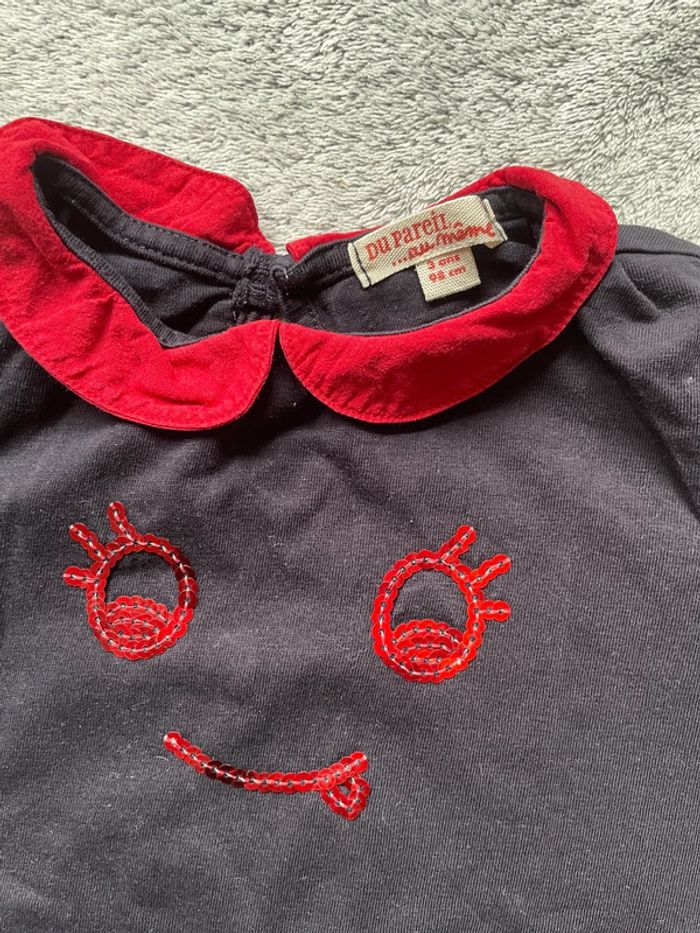 Tee shirt manches longues, fille, 3 ans - photo numéro 2