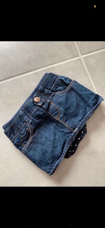 Jupe en jean Zara 9/12 mois