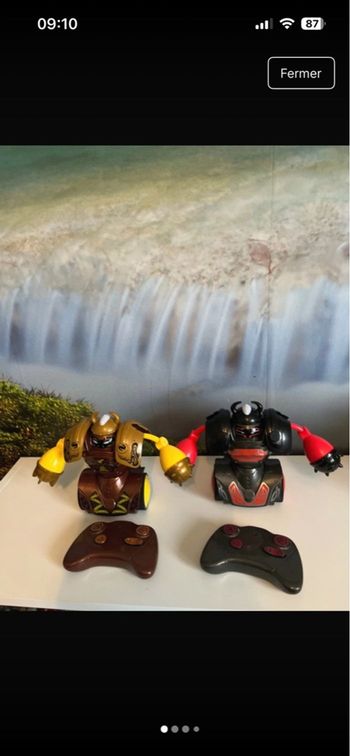 Pack de 2 robots télécommandés 