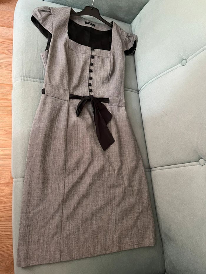 Robe d’été Grise Caroll - photo numéro 2