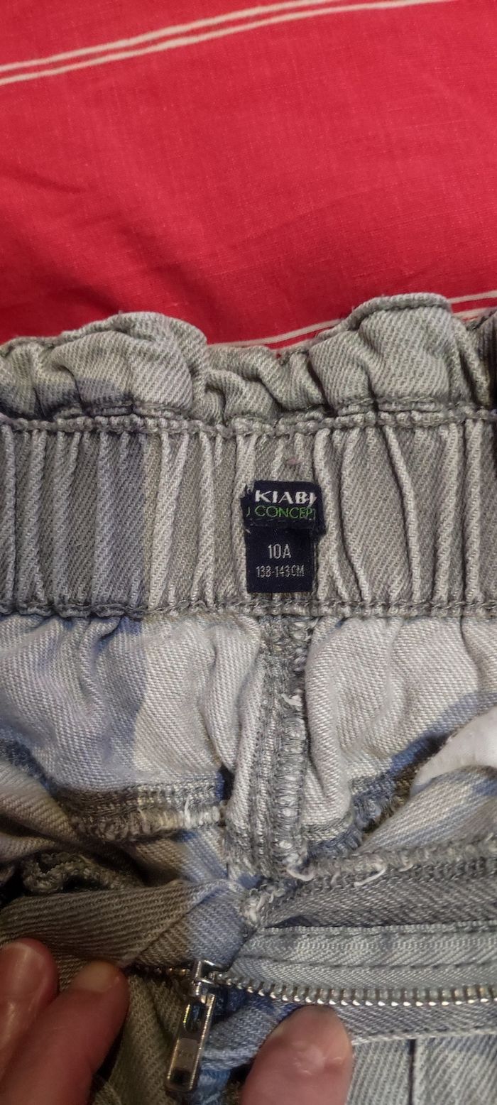 Pantalon jean fille - photo numéro 4