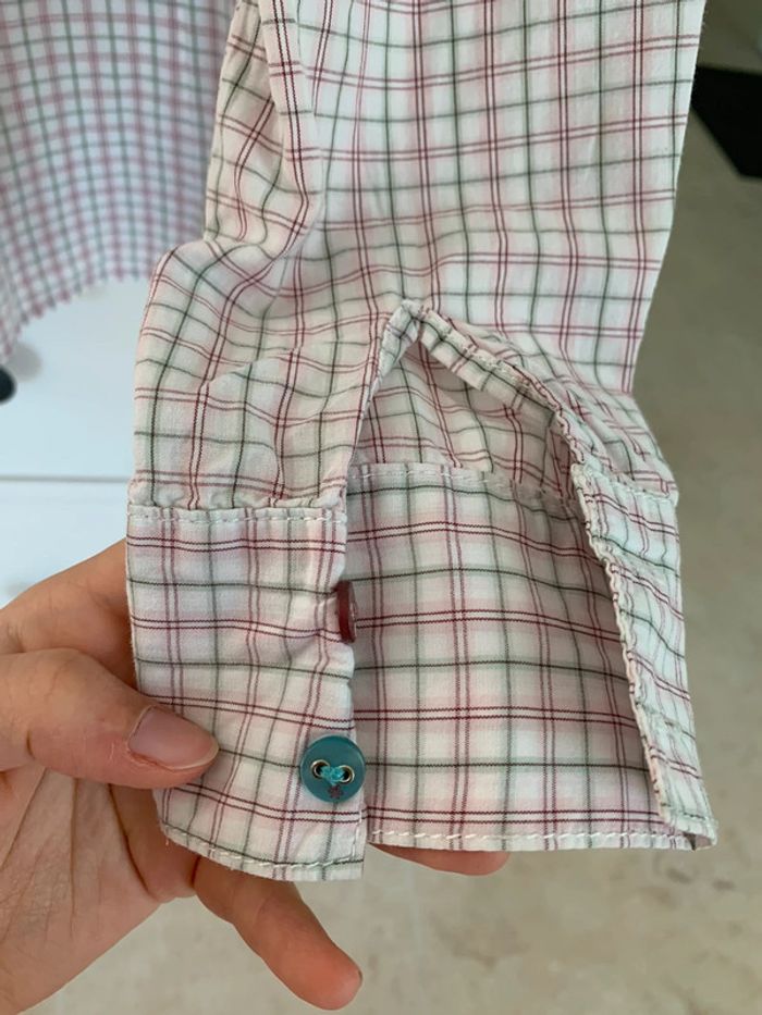 Chemise à carreaux 10 ans Sergent Major vintage - photo numéro 5