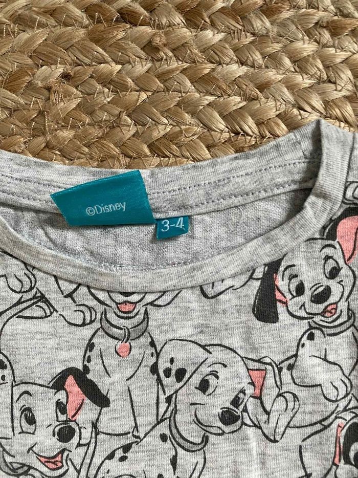T-shirt mc dalmatiens disney 3/4 ans - photo numéro 3