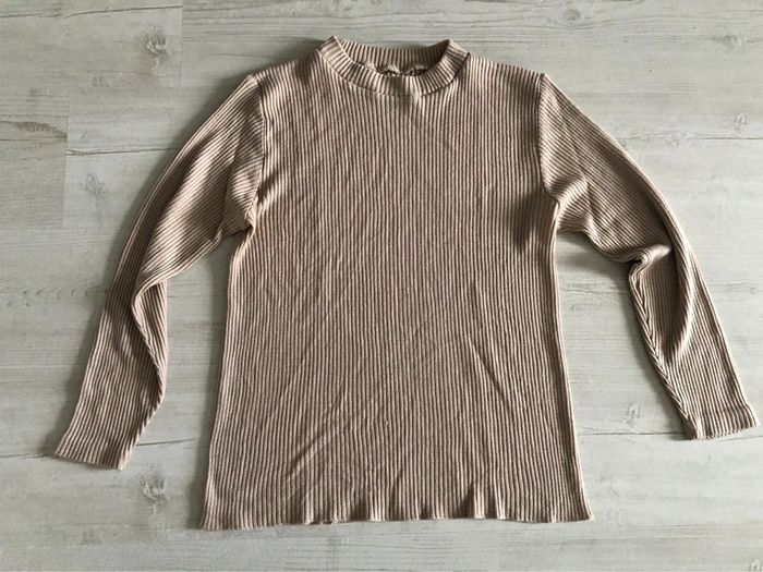 MM5- Pull vintage « taupe » T 42/44 - photo numéro 3