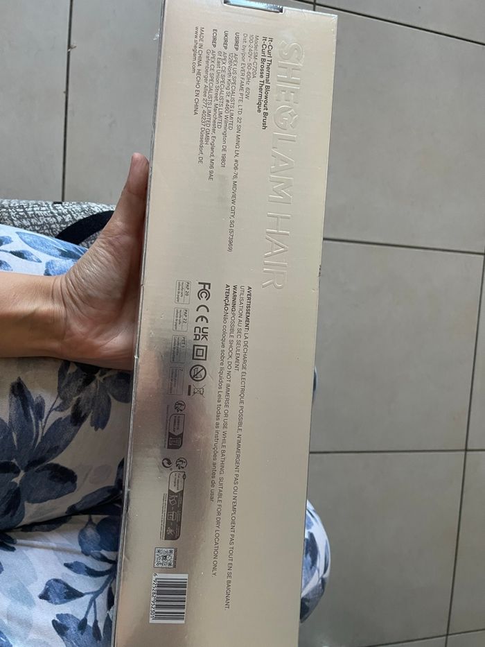 Brosse thermique sheglam