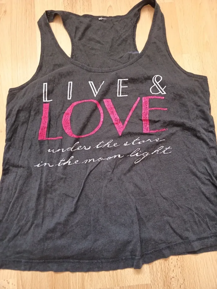 Débardeur live & love Shein taille M - photo numéro 2
