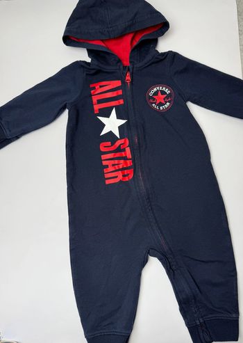 Combinaison Converse bébé garçon marine et rouge taille 9 mois