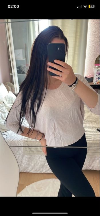 pull léger rose pale