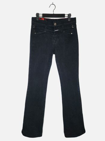 Jean bootcut noir Marithé François Girbaud Taille 37 W27