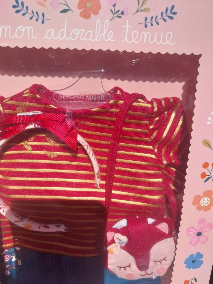 Tenue de poupée sergent major neuve - photo numéro 3