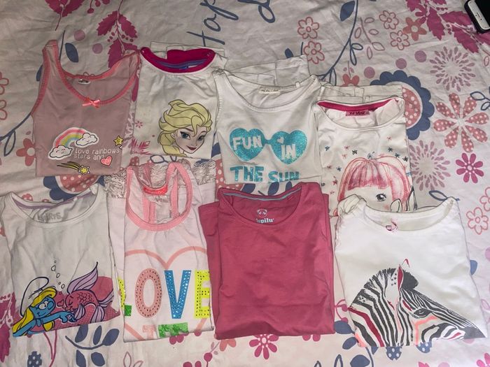 Lot t-shirts fille