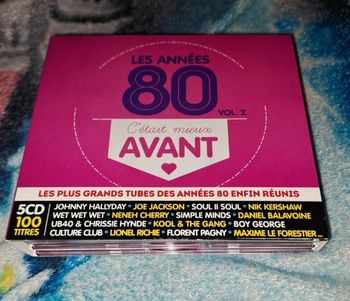 Coffret 5CD Les Années 80 C'était Mieux Avant volume.2