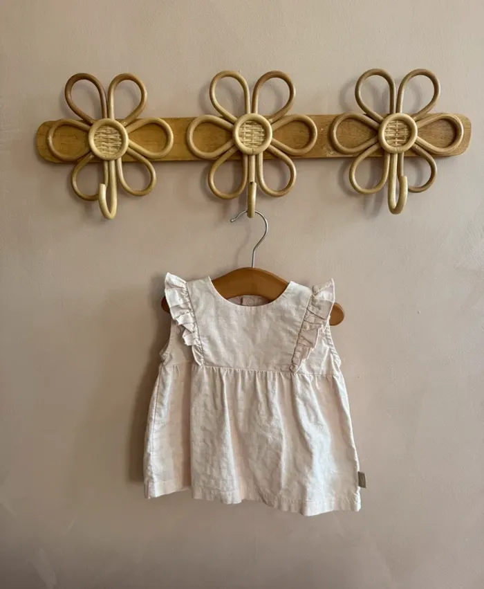 Robe rose pale avec culotte 3 mois - photo numéro 2
