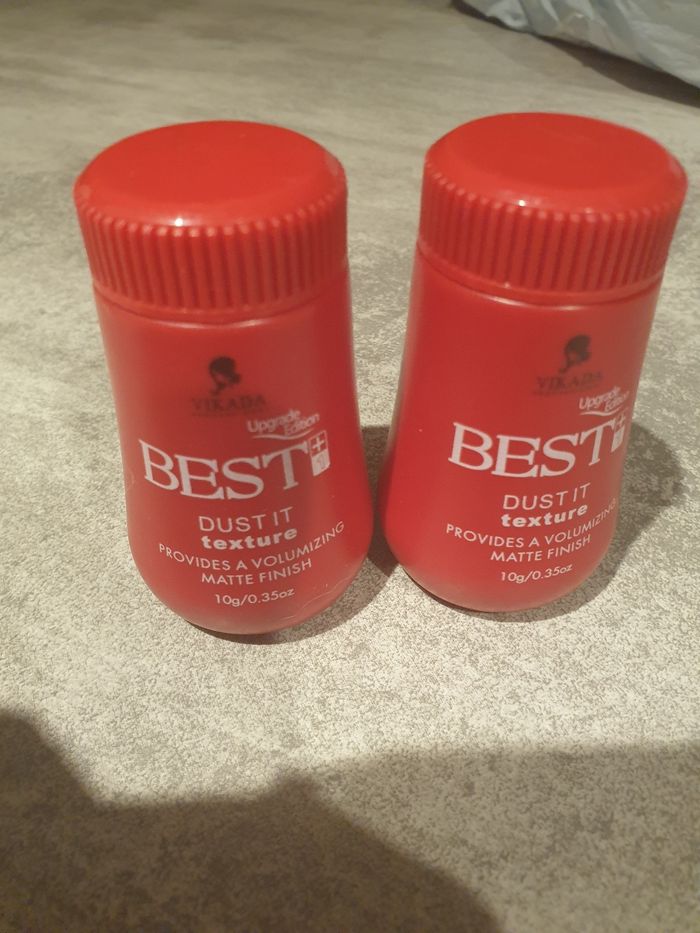 2 pots de Poudre coiffante neuves