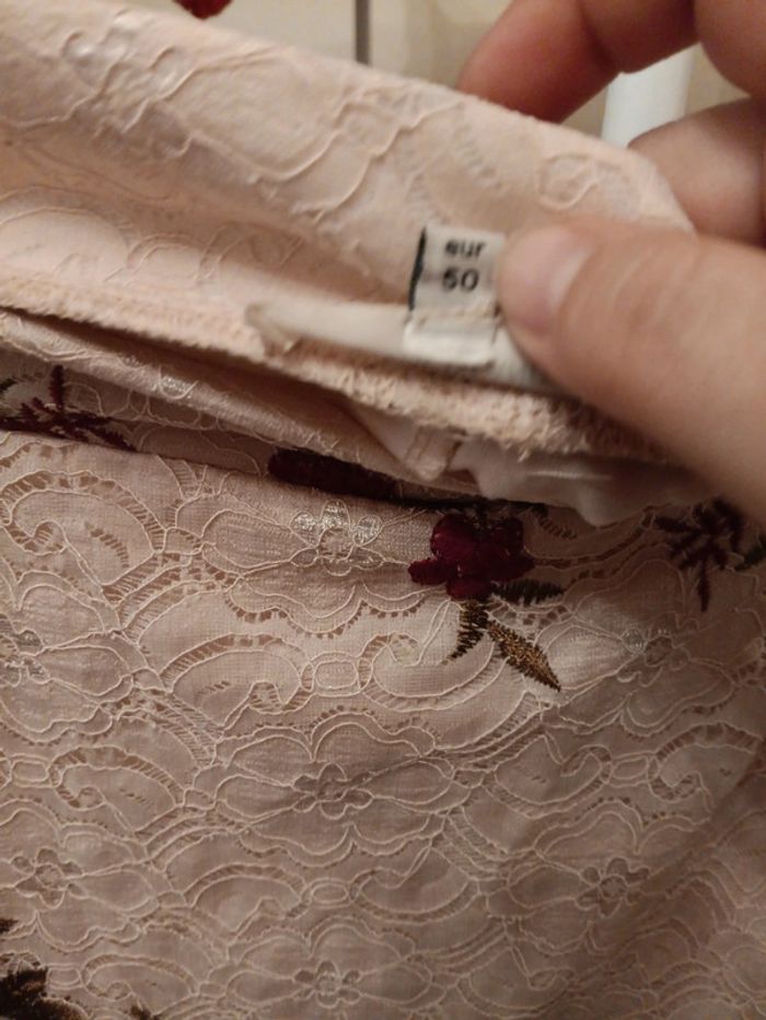 Haut style dentelle avec doublure  t.50 river island pas de vinted go - photo numéro 6