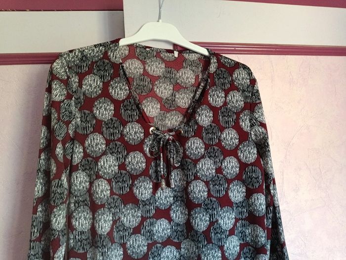 Blouse imprimée J. Riu T.1 (36) - photo numéro 5