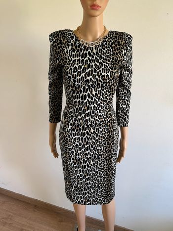 Robe léopard neuve avec manches 3/4 Morgan taille XS (valeur 70€)