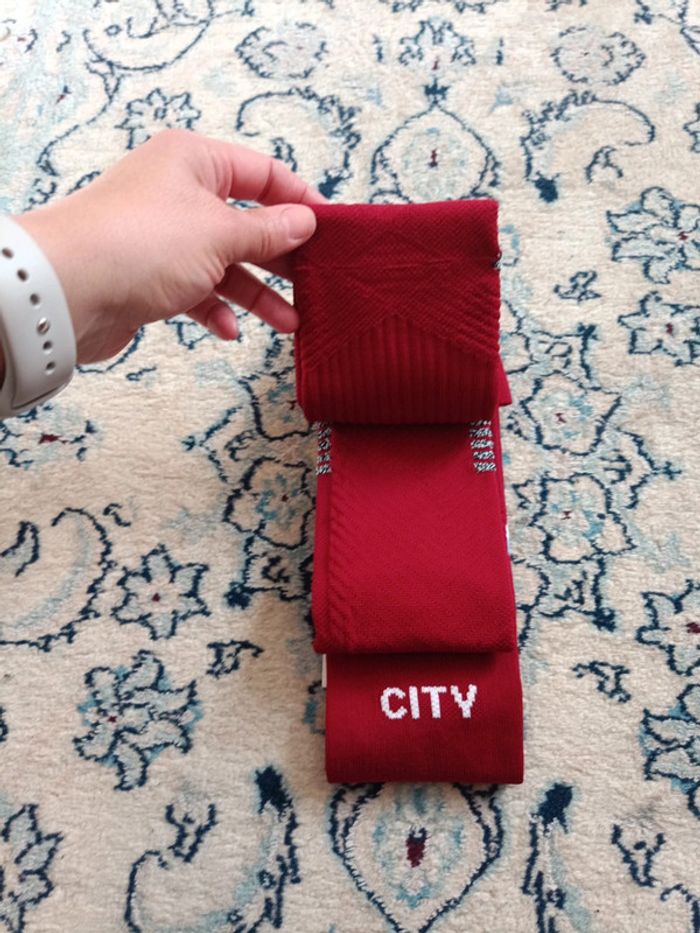 Chaussettes de foot Puma équipe Manchester City taille 47/49 authentique neuf - photo numéro 4