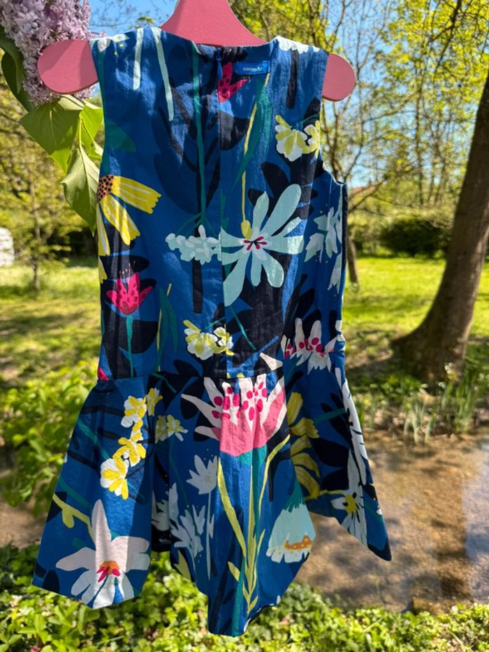Magnifique robe catimini fille 3 ans parfait état fleurs - photo numéro 4