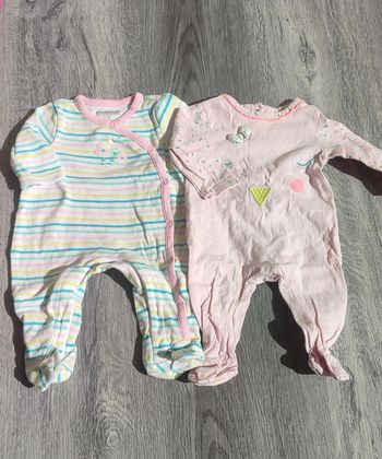 Lot de pyjama coton 1 mois