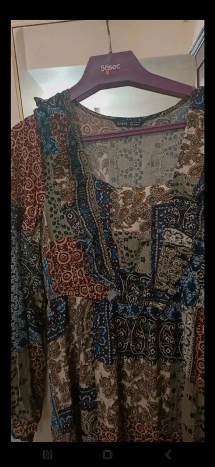 Robe longue bleue - photo numéro 2