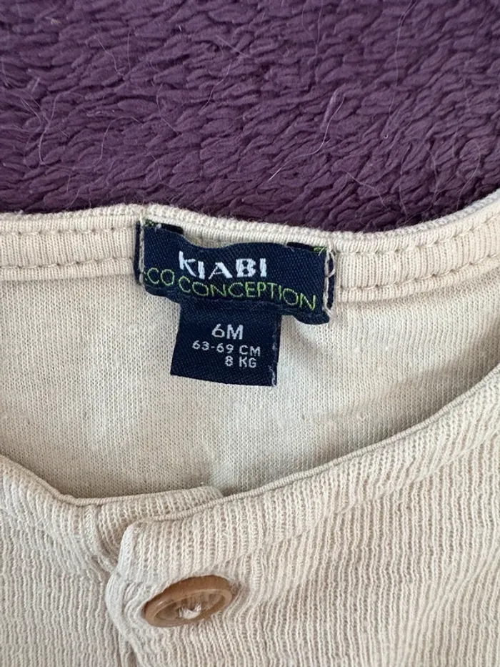 Barboteuse hiver beige Kiabi - photo numéro 3